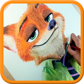 Draw Zootopia icon