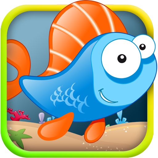 Fish. Children's education. icon