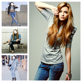 Girls Jeans Style icon