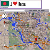 Dhaka map icon
