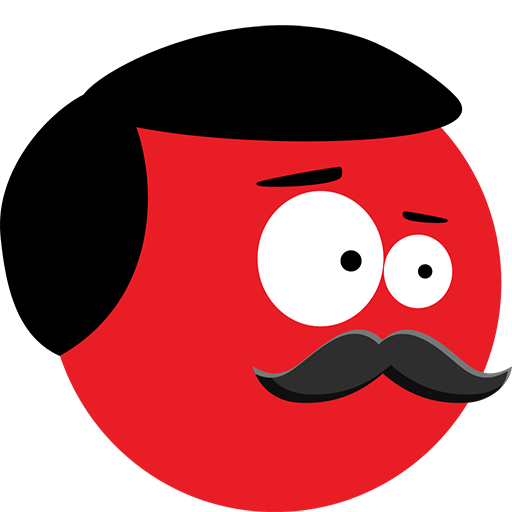 Super Red Jump Ball Mr Mustach icon