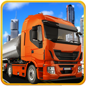 Oil Tanker Truck Drive Sim icon