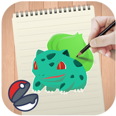 How to draw Pokemons icon