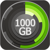 1000 GB Storage Space Cleaner :   RAM wiper icon
