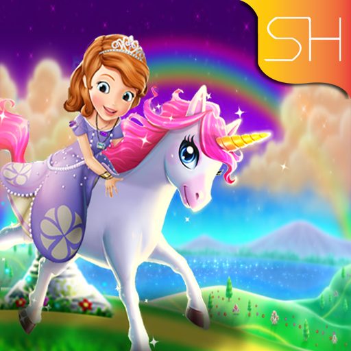 Princess unicorn adventure jungle icon