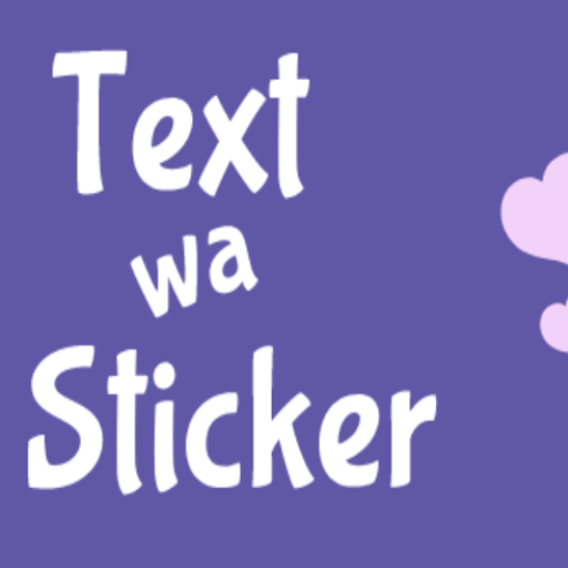 TextWaSticker - Text To Sticker maker icon