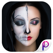 Scary Halloween Face Makeup Photo Editor icon