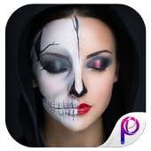 Scary Halloween Face Makeup Photo Editor on 9Apps