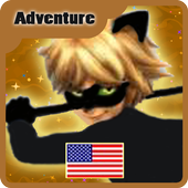 Miraculous Cat Noir Game Adventure Words icon