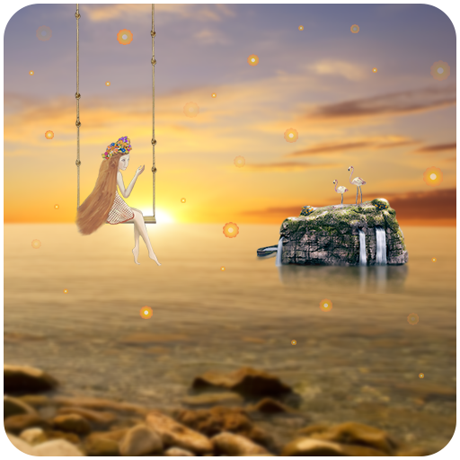 Girl Swing Live Wallpaper icon