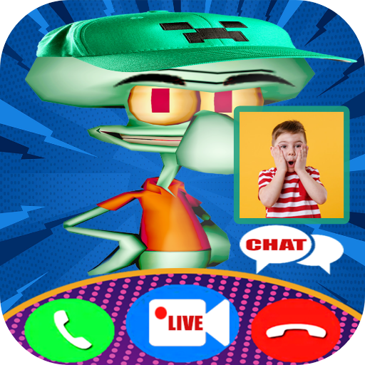 Mr squidward Video Call &amp; Chat Simulator icon