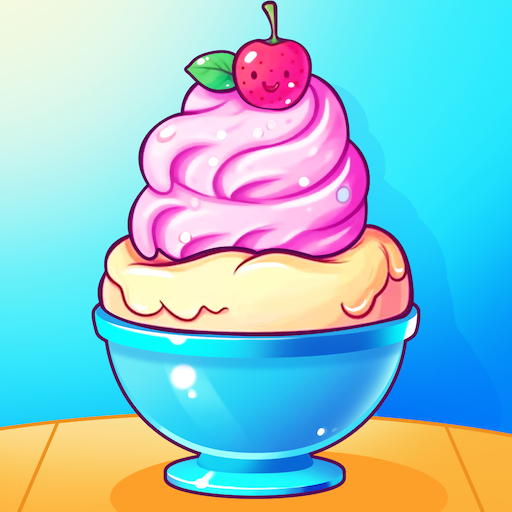 Ice cream maker game for kids icon