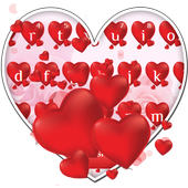 Red Heart Keyboard icon