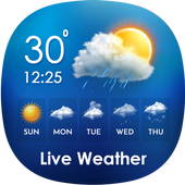Daily Live Weather - Weather Temperature icon