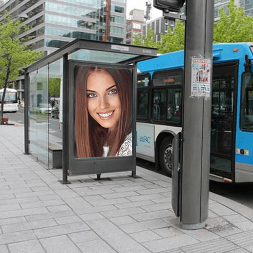 Bus Stop Photo Montage icon