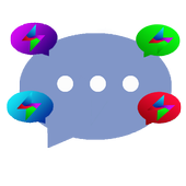 Fast Messenger -Free Text and Video Chat  Multi आइकन