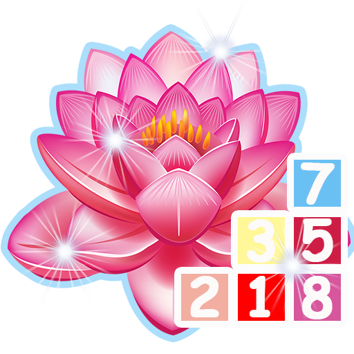 Coloring by numbers books for adults icon