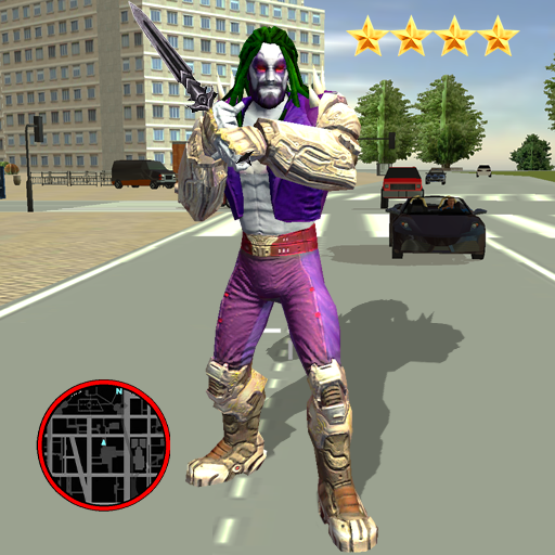 Immortal Satan Crime Angel Rope hero in Gangs City icon