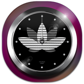 Stylish Diamond Clock icon