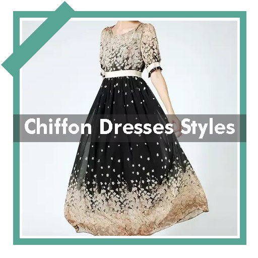 Elegant Chiffon Dresses Fashion Style Idea icon