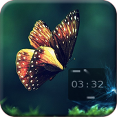 Butterfly Digital Clock icon