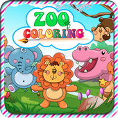 Giochi da colorare animali zoo icon