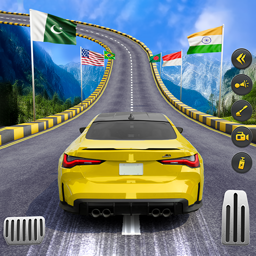 Mega Ramp Car Jumping 3d icon