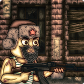 Dead zombies and bullets icon