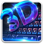 لوحة المفاتيح 3D الليزر العلوم أيقونة