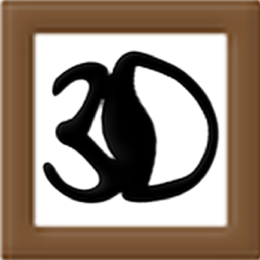 A quiz! ！3D solid image icon