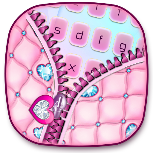 Diamond Heart Zipper Keyboard icon
