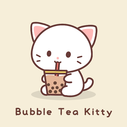 Bubble Tea Kitty Theme  HOME icon
