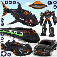 Shark Robot Car Transform Game on 9Apps