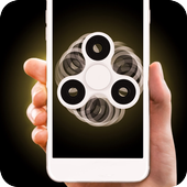 Real Fidget toy-3d Hand Spinner Toy simulator 2018 icon