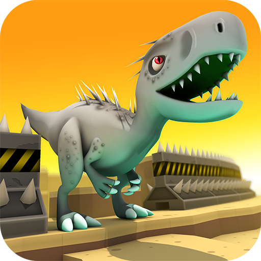 Jurassic Dino: Blue Raptor Trainer Race Game icon