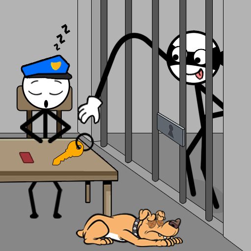 Stickman Thief Puzzle IQ Games icon