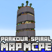 Map Parkour Spiral for Minecraft PE icon