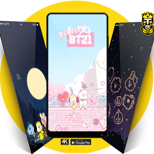 Kawaii BT21 Wallpaper LOL icon
