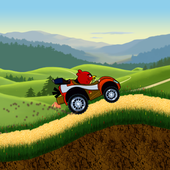 Super Angry Birds Car Hill Racing icon