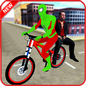 Spider Hero BMX Bicycle Taxi Driver icon