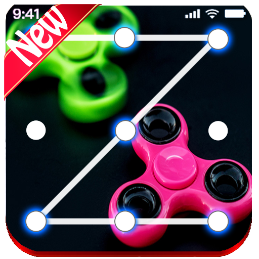 Fidget Spinner Lock Screen Pin Pattern Spinner icon