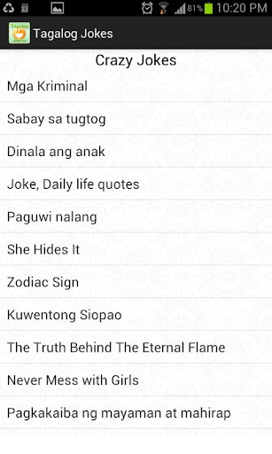 Tagalog Jokes скриншот 3