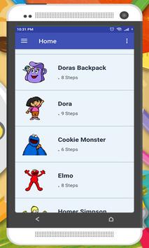 Learn to Draw Cartoon Character screenshot 2