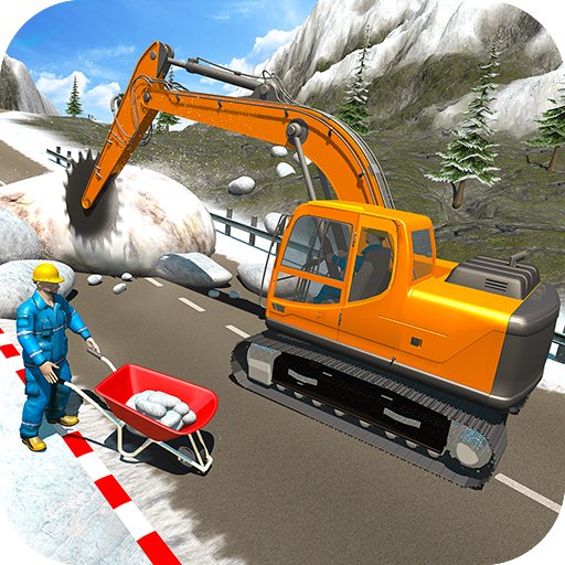 Snow Cutter Excavator Simulator-Winter Snow Rescue icon