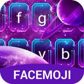 Purple Galaxy Emoji Keyboard for Android on 9Apps