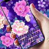 Purple Flower keyboard