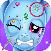 Rainbow Dash Hairy Face Makeover icon