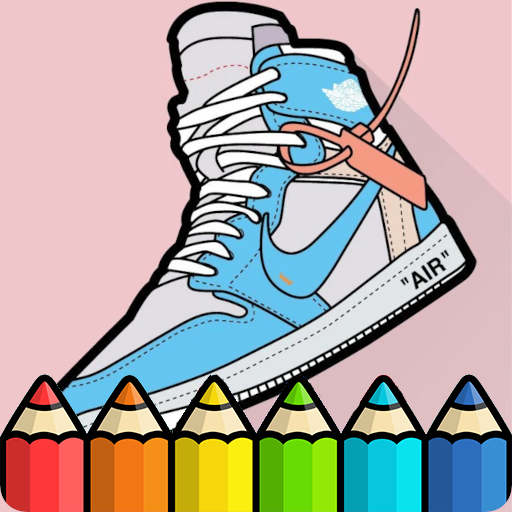Coloring Sneaker Craft icon