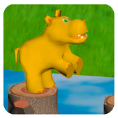 Jumping Hippo icon