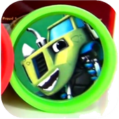 stripes monster machine icon